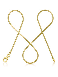 Schlangenkette HEARTFELT Dünn aus 333er Gold (8 Karat) 1