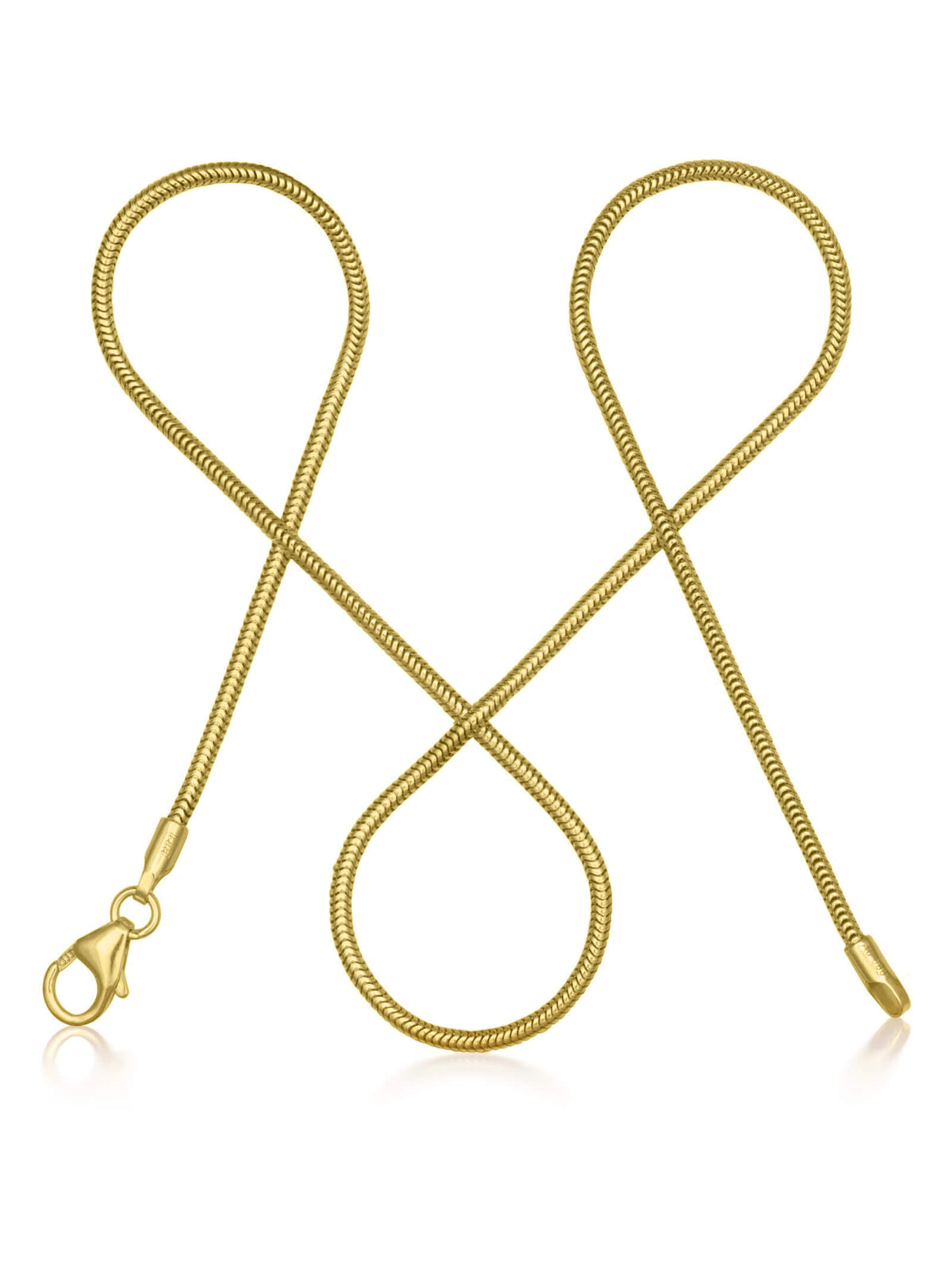 Schlangenkette HEARTFELT Filigran aus 333er Gold (8 Karat)