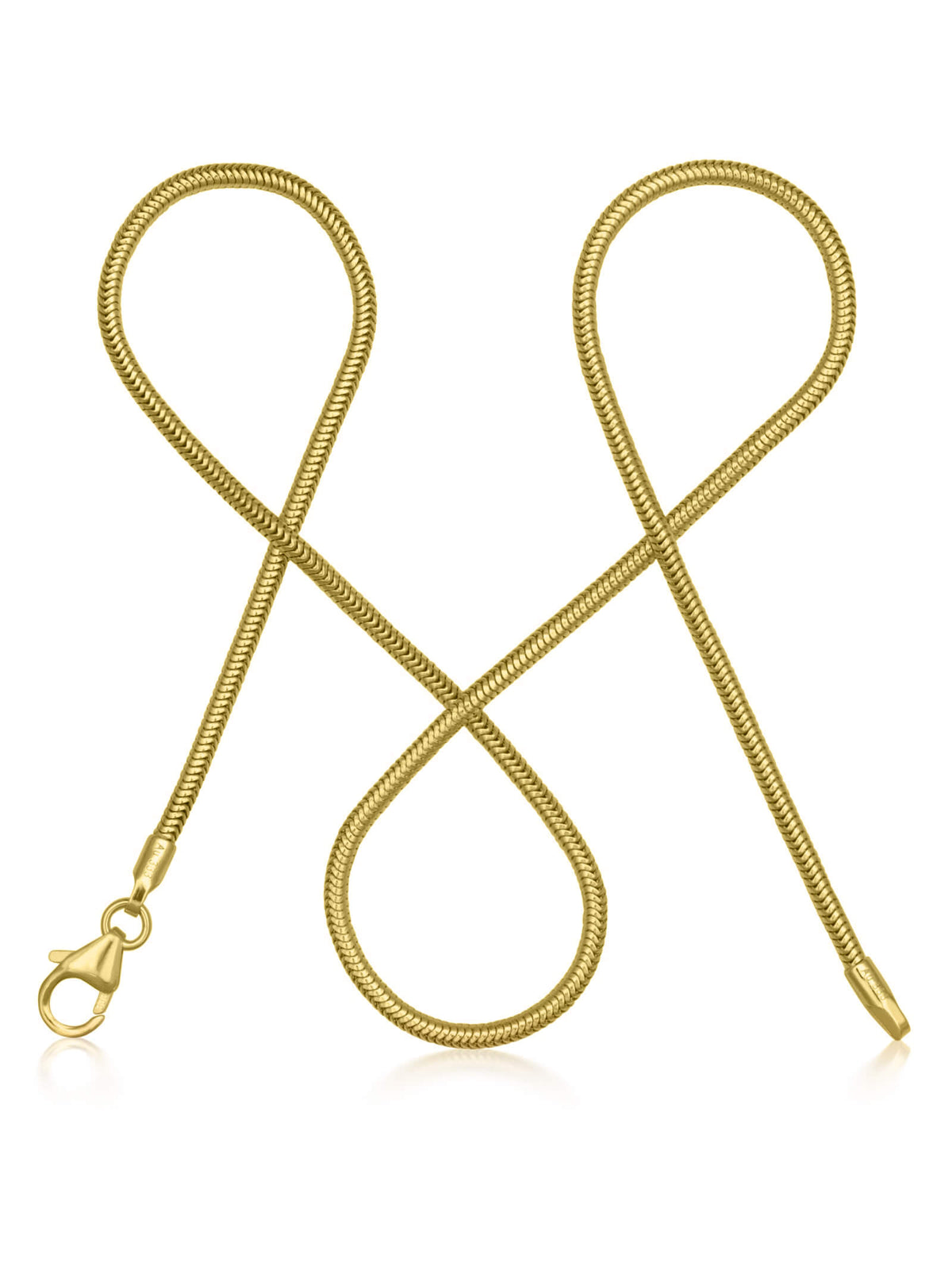 Schlangenkette HEARTFELT Fein aus 333er Gold (8 Karat)