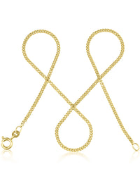 Panzerkette TIMELESS Schlicht aus 333er Gold (8 Karat) 1
