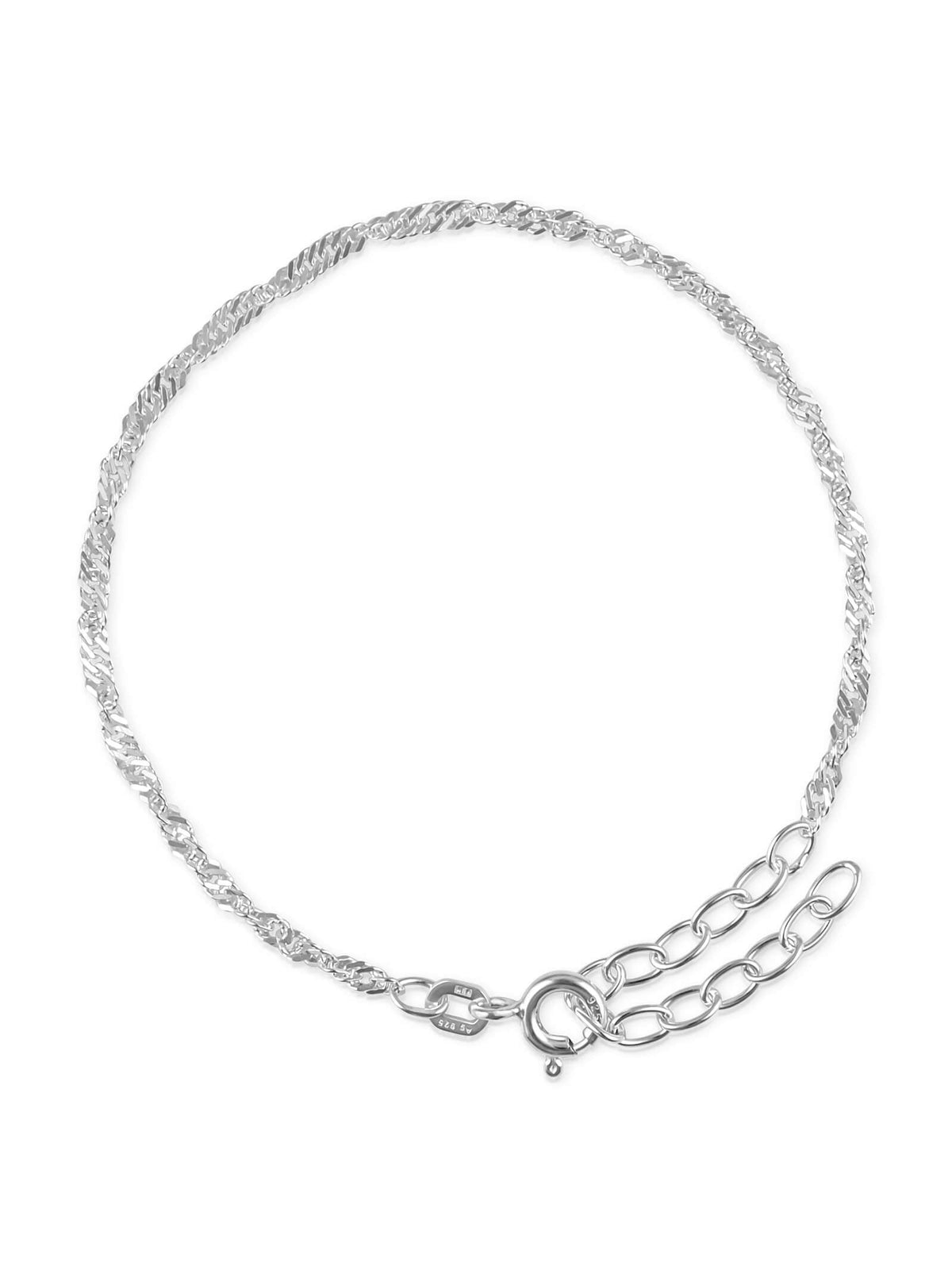 Armband Singapurkette SINGAPORE Elegant Silber