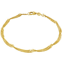 Armband Singapurkette SINGAPORE Original aus 585er Gold (14 Karat) 1