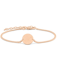 Armband Panzerkette CIRCLE Roségold Vergoldet 1