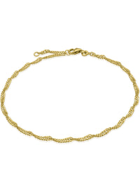 Fußkette Singapurkette SINGAPORE Original aus 333er Gold (8 Karat) 1