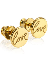 Ohrringe LOVE Vergoldet 2