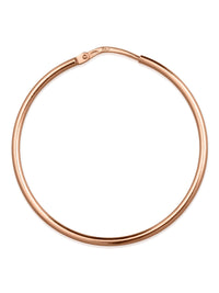 Kreis Creolen HOOP Klassisch Roségold Vergoldet 1