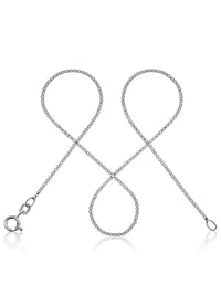 Venezianerkette 925 Sterling Silber – Filigrane Silberkette Damen, 1,2mm 1