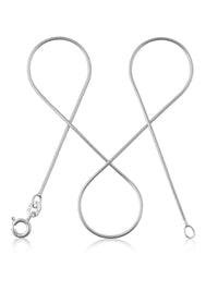 Schlangenkette HEARTFELT Hauchzart Silber 1