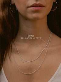 Schlangenkette HEARTFELT Fein Silber 2