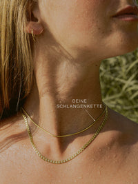 Schlangenkette HEARTFELT Filigran aus 333er Gold (8 Karat) 3
