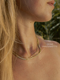 Panzerkette TIMELESS Modern aus 333er Gold (8 Karat) 3