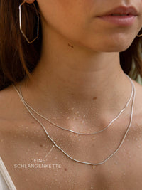 Schlangenkette 925 Sterling Silber – Geschmeidige Silberkette Damen, 1,2mm 4