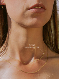 Panzerkette TIMELESS Zierlich aus 333er Gold (8 Karat) 4