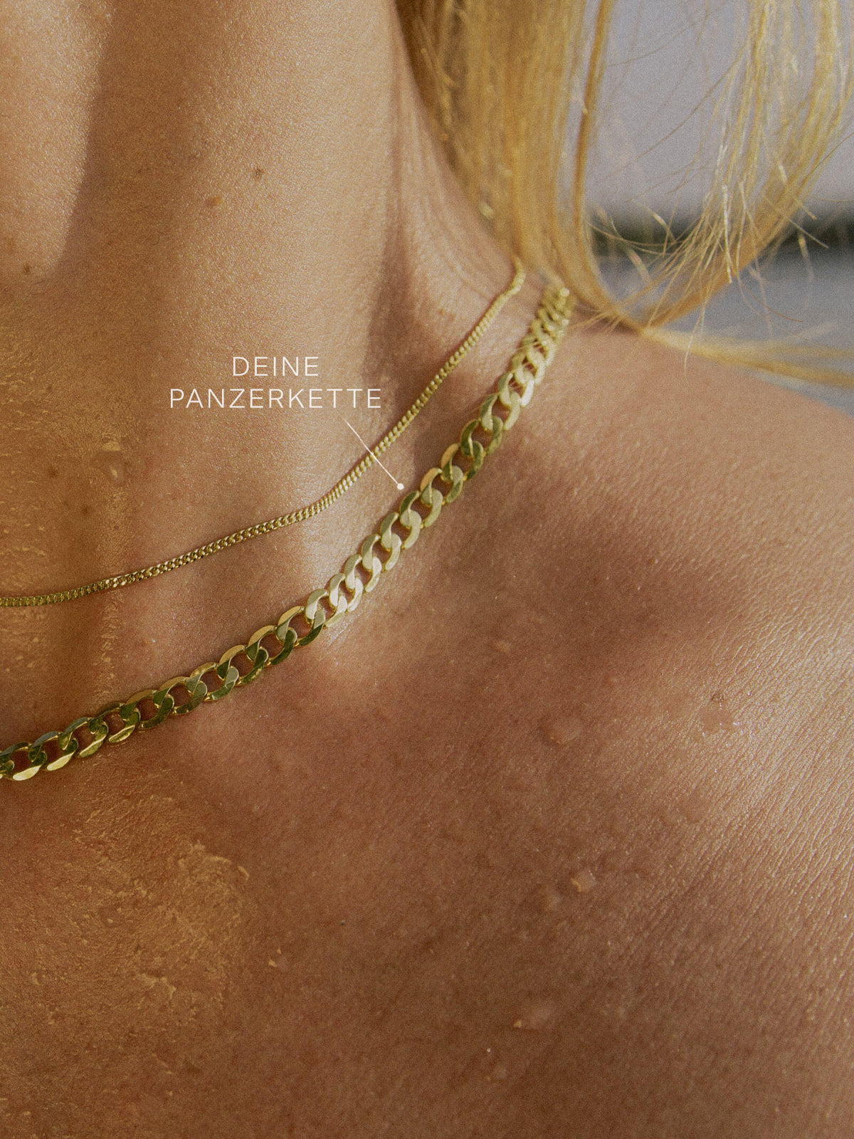 Panzerkette TIMELESS Monumental 8k Gold
