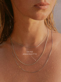 Ankerkette DELICATE Fein Weißgold 4