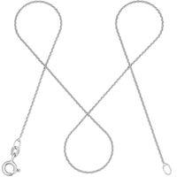 Ankerkette DELICATE Zart aus 585er Weißgold (14 Karat) 1