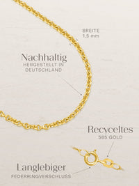 Erbskette TENDER Filigran aus 585er Gold (14 Karat) 5