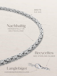 Königskette ROYAL Modern Silber 2