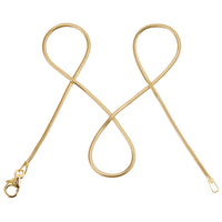 Schlangenkette HEARTFELT Dünn aus 585er Gold (14 Karat) 1