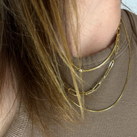 NOVA Halskette – 925 Sterling Silber mit funkelndem Solitär 2