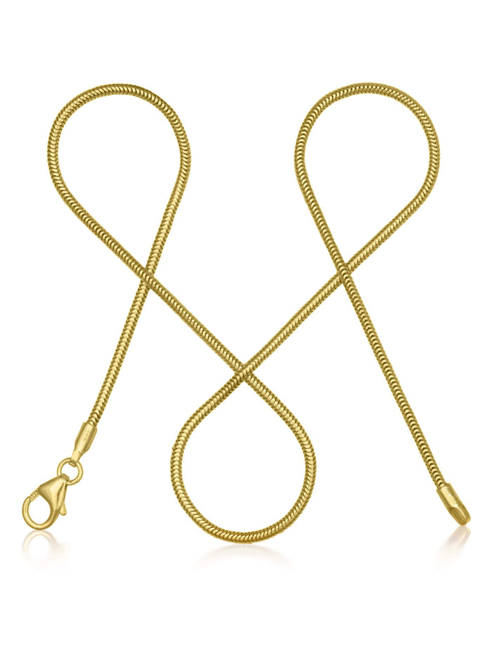 Schlangenkette HEARTFELT Filigran aus 333er Gold (8 Karat)