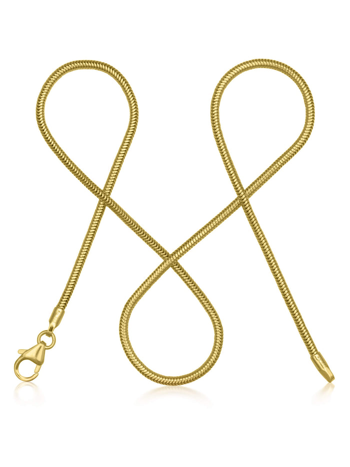 Schlangenkette HEARTFELT Fein aus 333er Gold (8 Karat)