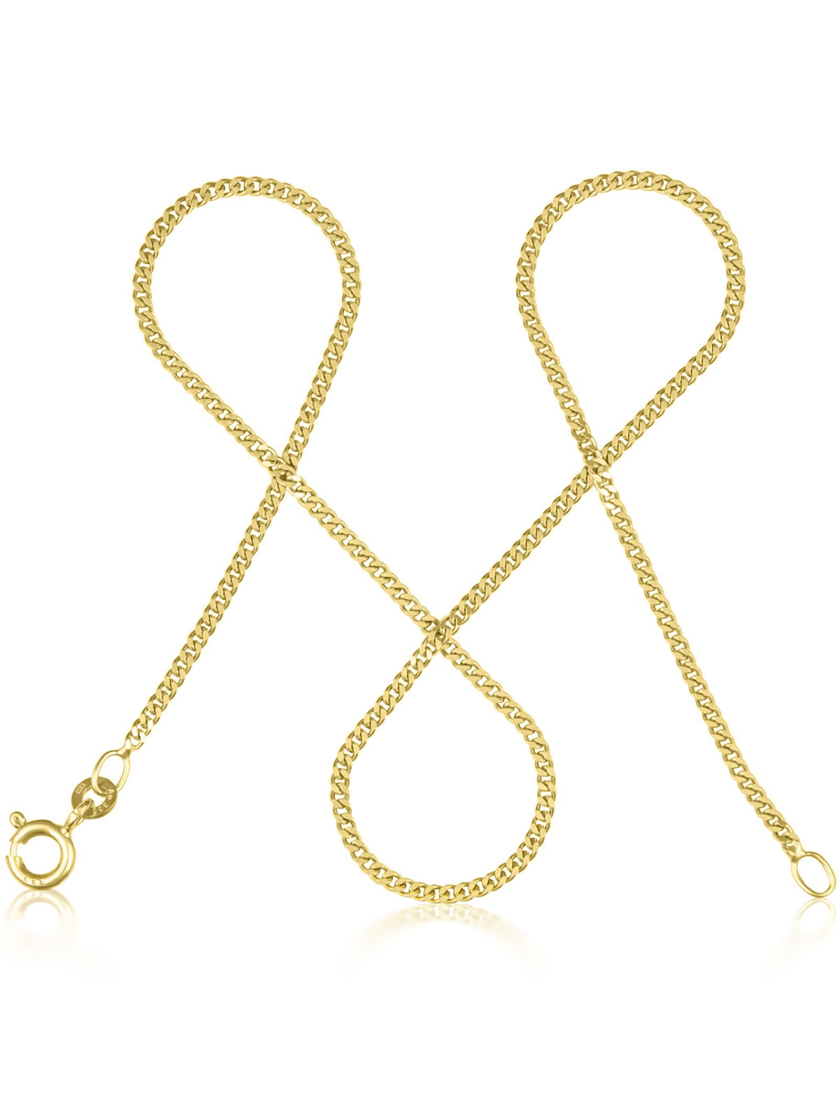 Panzerkette TIMELESS Schlicht aus 333er Gold (8 Karat)