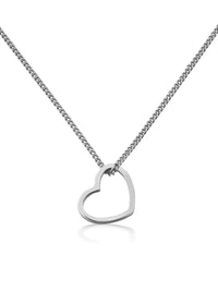 Kettenanhänger HEART Silber Rhodiniert 2