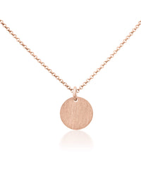 Kettenanhänger CIRCLE 1,2 cm Roségold 2
