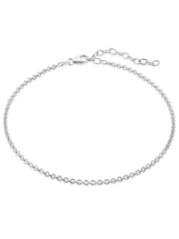 Fußkette Ankerkette DELICATE Silber 1
