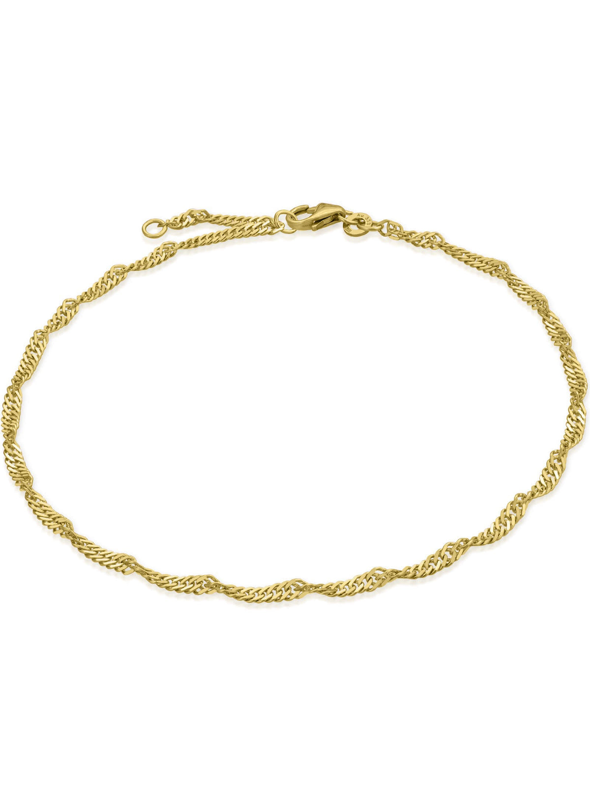 Fußkette Singapurkette SINGAPORE Original aus 333er Gold (8 Karat)