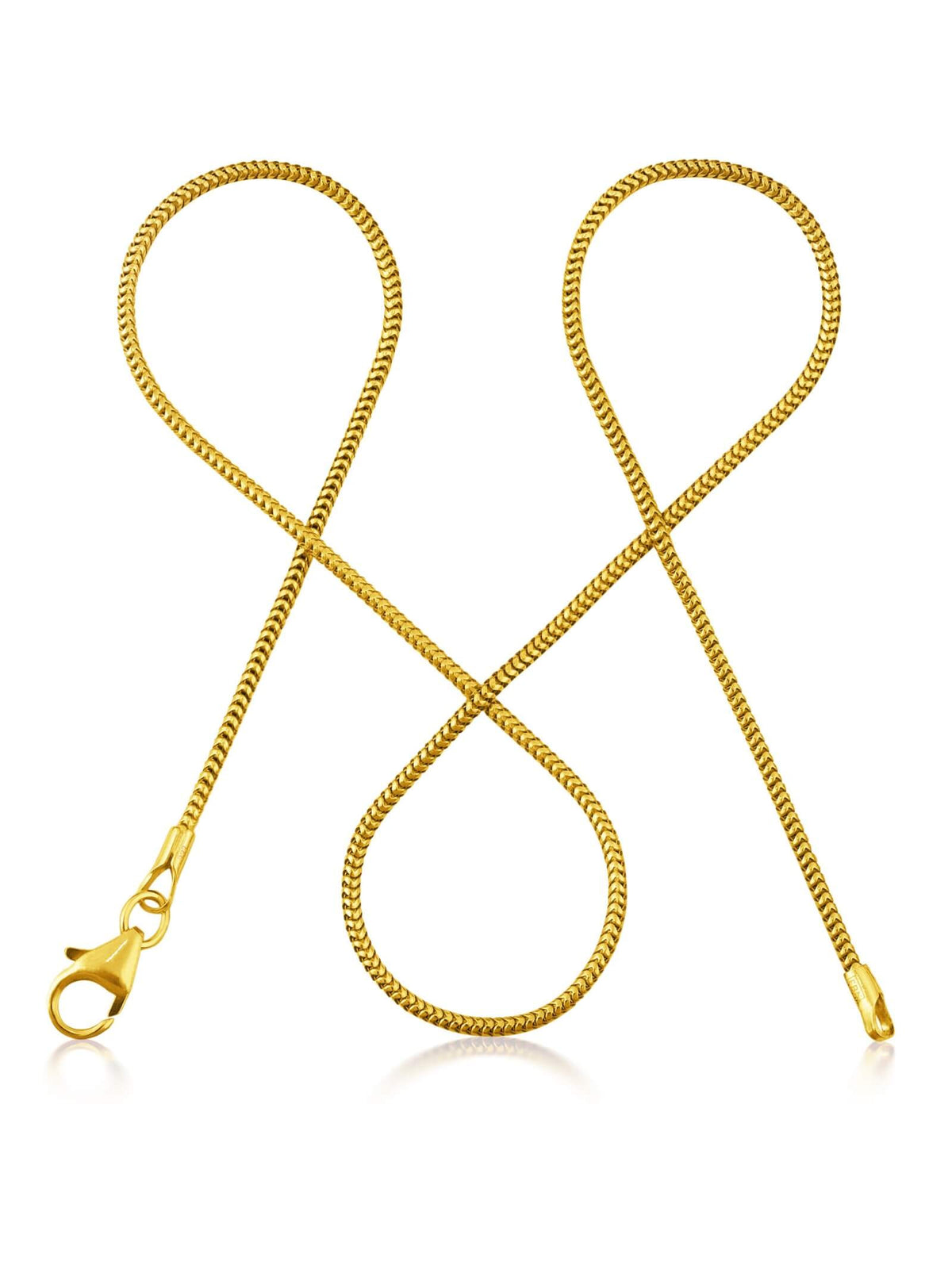 Schlangenkette HEARTFELT Dünn Vergoldet