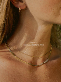 Schlangenkette HEARTFELT Dünn aus 585er Gold (14 Karat) 3