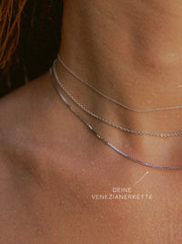 Venezianerkette VENICE Zart aus 585er Weißgold (14 Karat) 4
