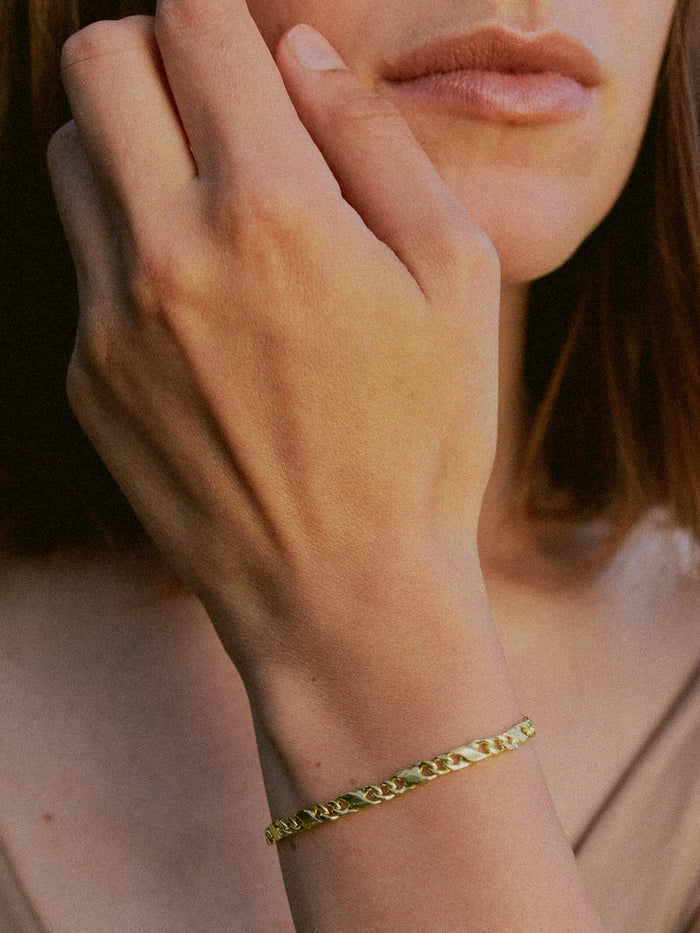 Armband Dollarkette PRESTIGE Original aus 333er Gold (8 Karat)