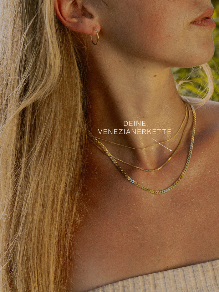 Venezianerkette VENICE Zart aus 333er Gold (8 Karat)