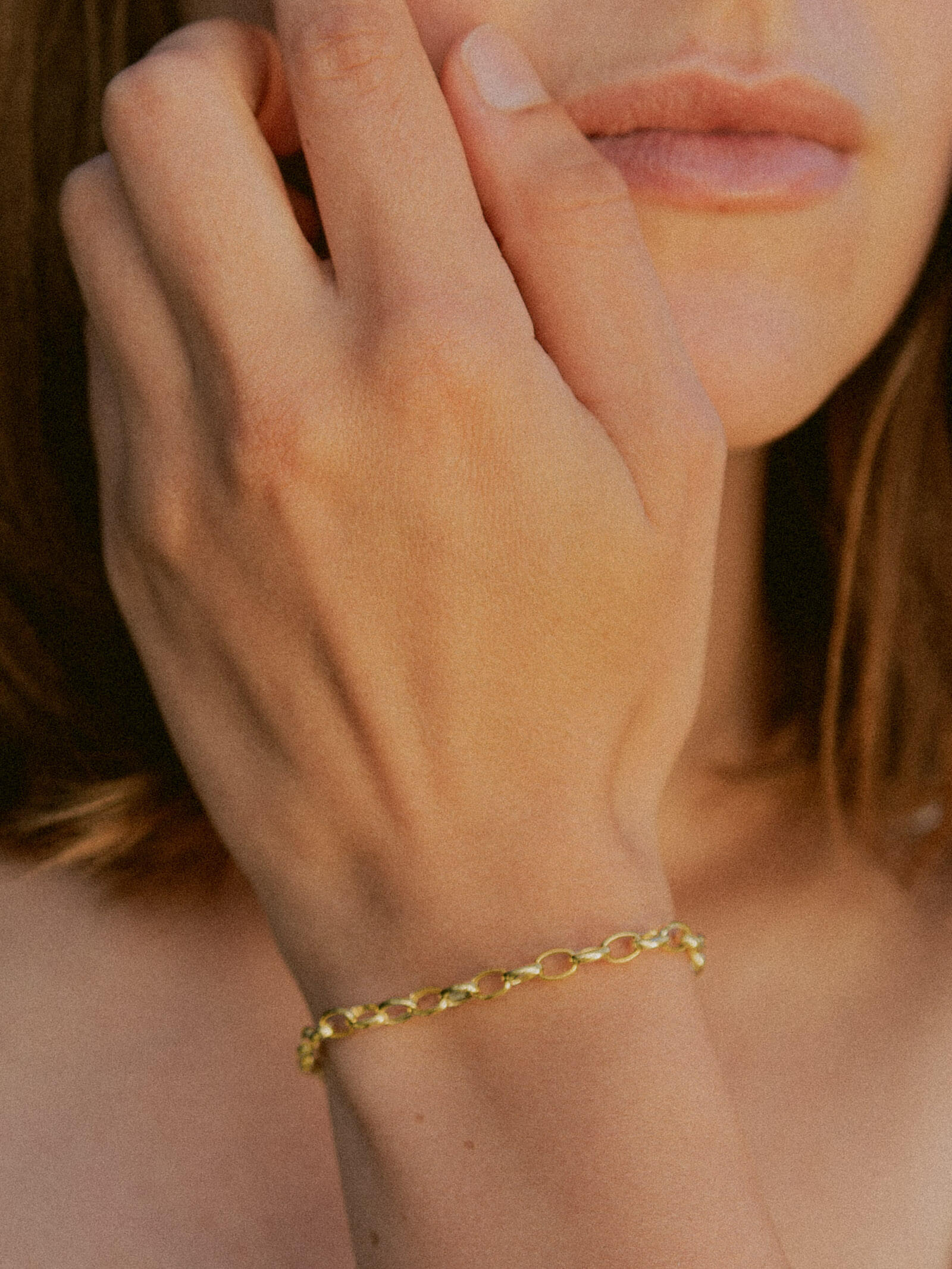 Armband Erbskette TENDER Modern aus 585er Gold (14 Karat)
