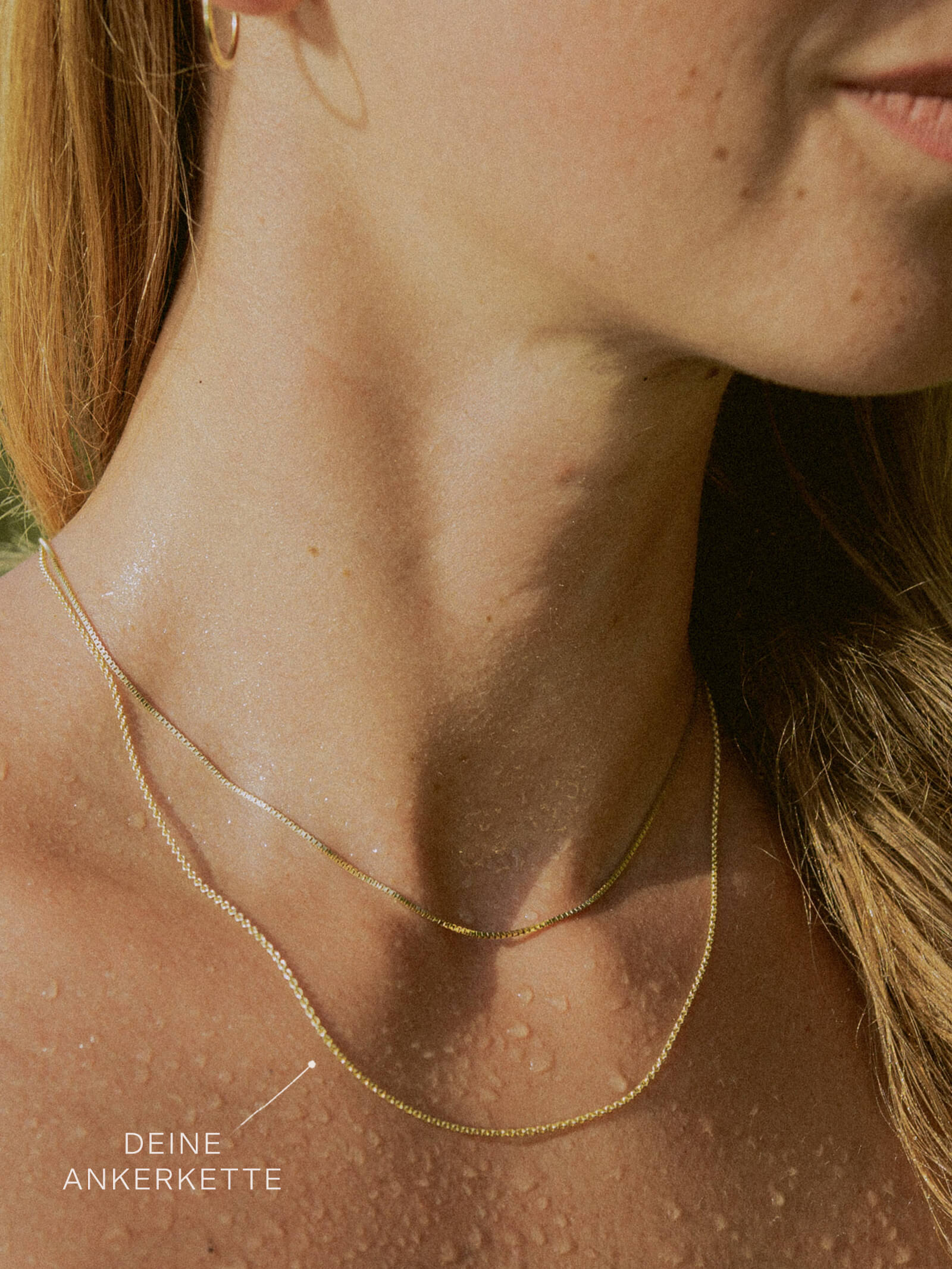 Ankerkette DELICATE Filigran aus 333er Gold (8 Karat)