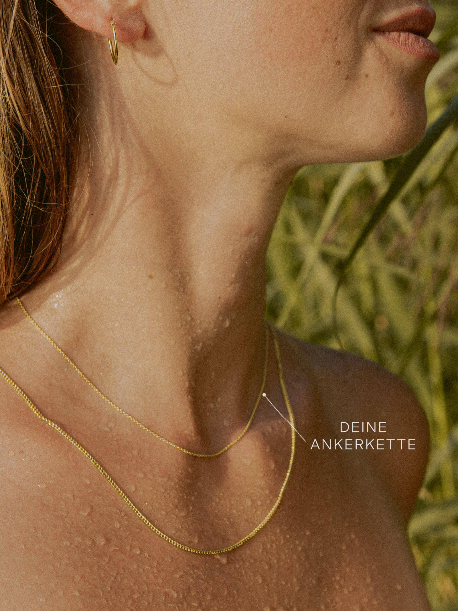 Ankerkette DELICATE Zart aus 585er Gold (14 Karat)