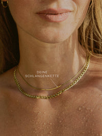 Schlangenkette ETERNITY Zierlich 8k Gold 5