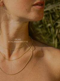 Schlangenkette HEARTFELT Dünn aus 333er Gold (8 Karat) 3