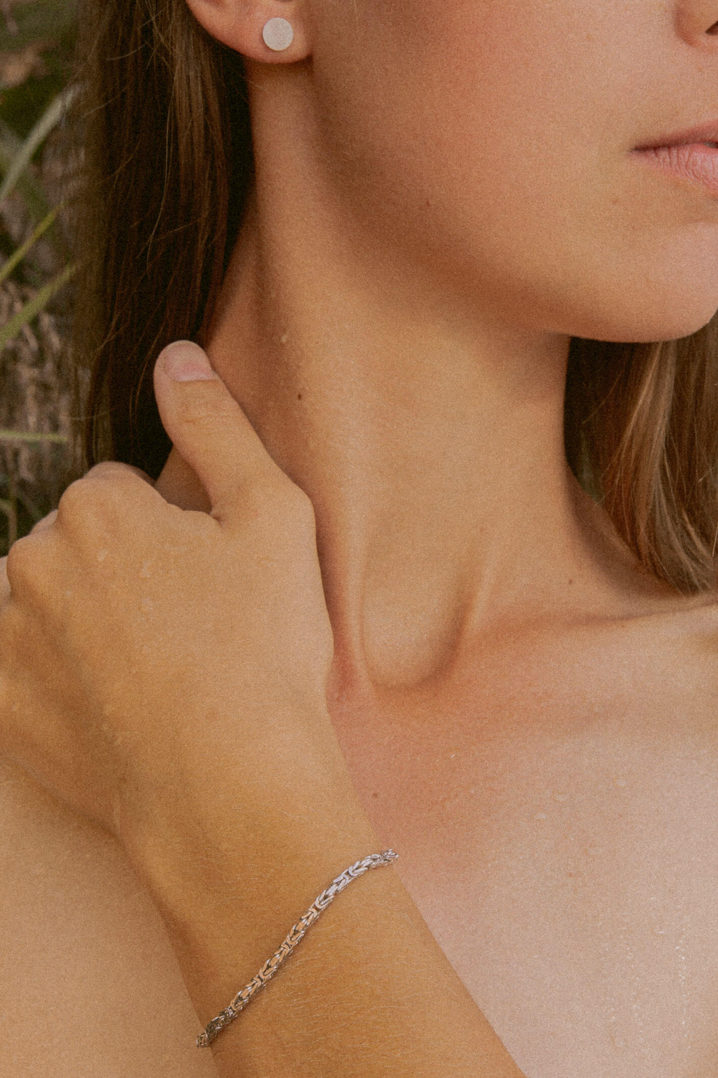 Armband Königskette 2,8 mm Rhodiniert Silber