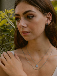 Ohrringe CIRCLE Silber Rhodiniert 3