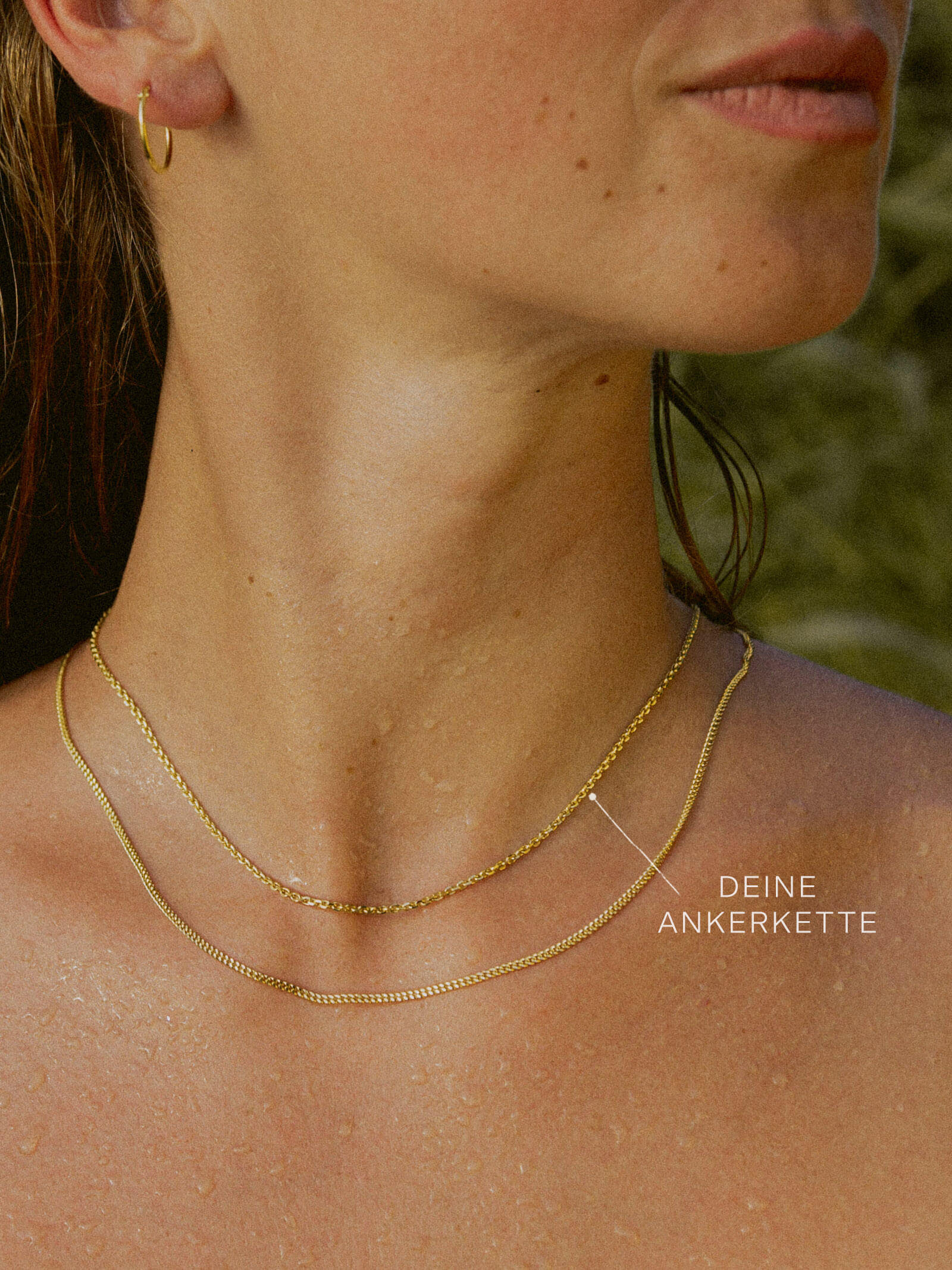 Ankerkette DELICATE Zart aus 585er Gold (14 Karat)