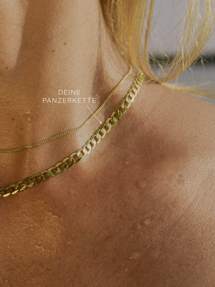 Panzerkette TIMELESS Monumental 8k Gold
