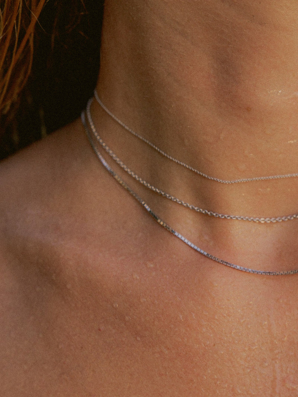 Ankerkette DELICATE Filigran aus 585er Weißgold (14 Karat)