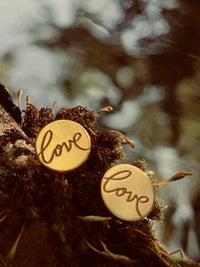 Ohrringe LOVE Vergoldet 5