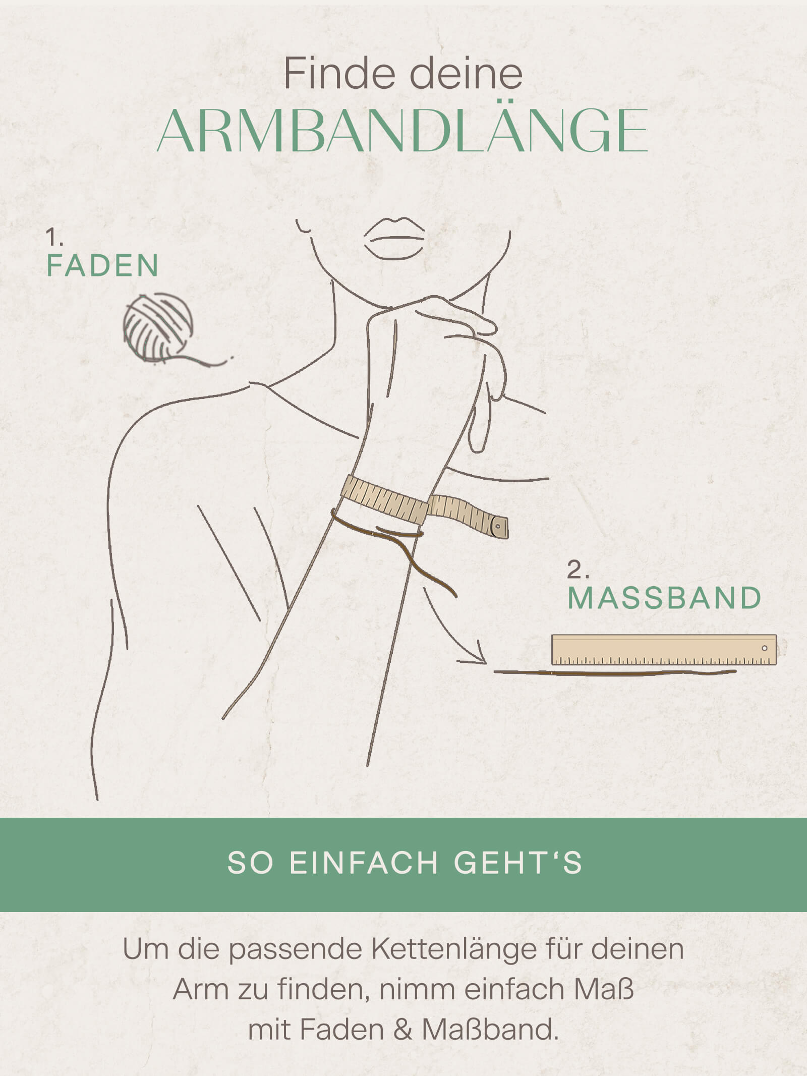 Armband Fantasiekette FANTASY Tricolor