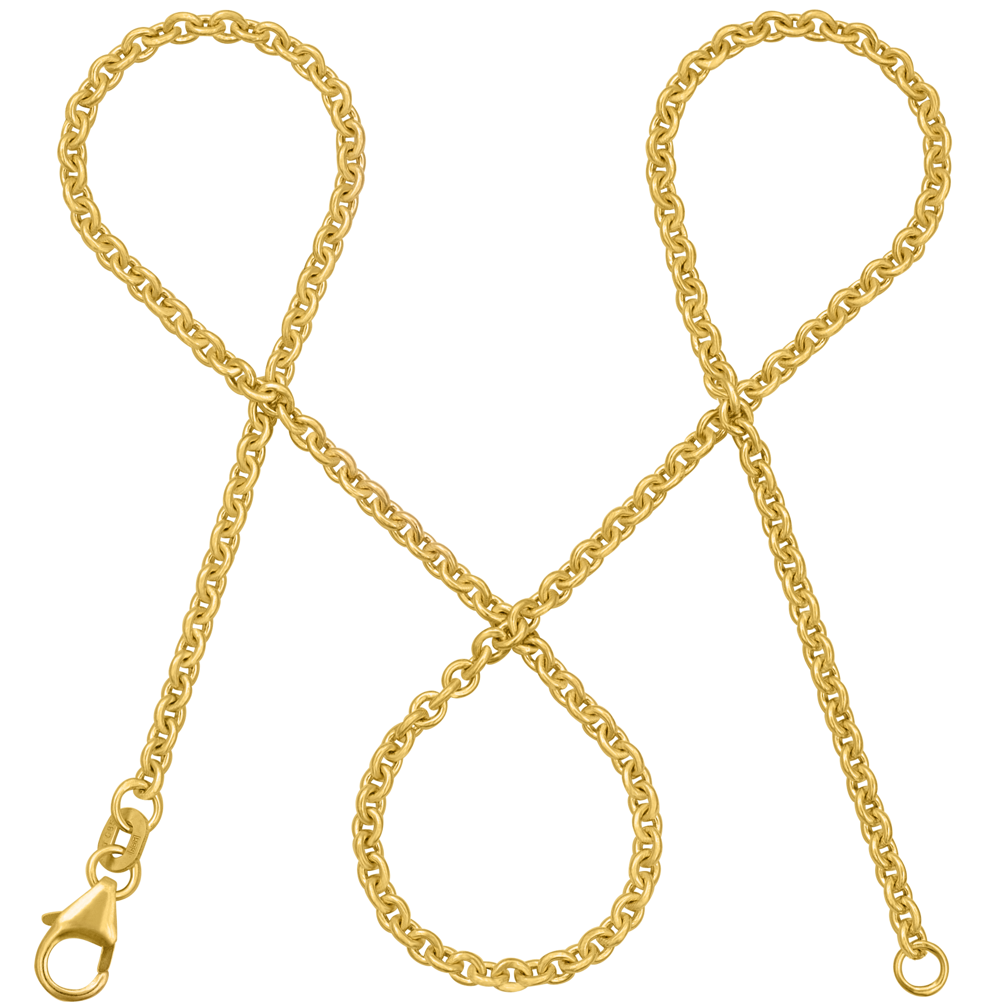 Ankerkette DELICATE Minimalistisch aus 585er Gold (14 Karat)