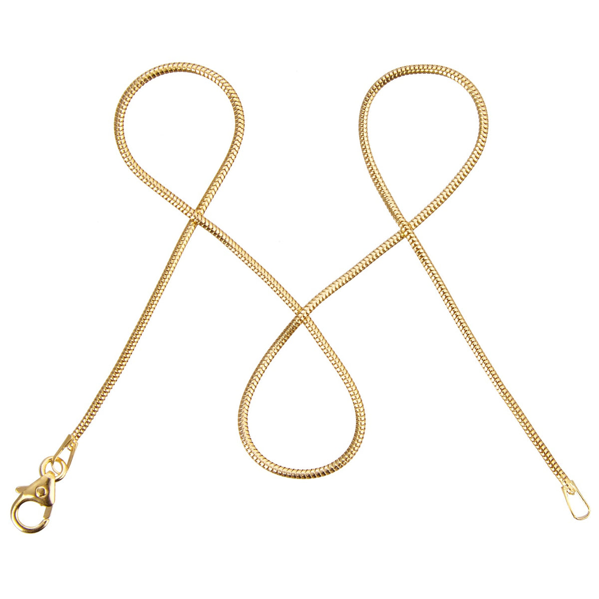 Schlangenkette HEARTFELT Dünn aus 585er Gold (14 Karat)